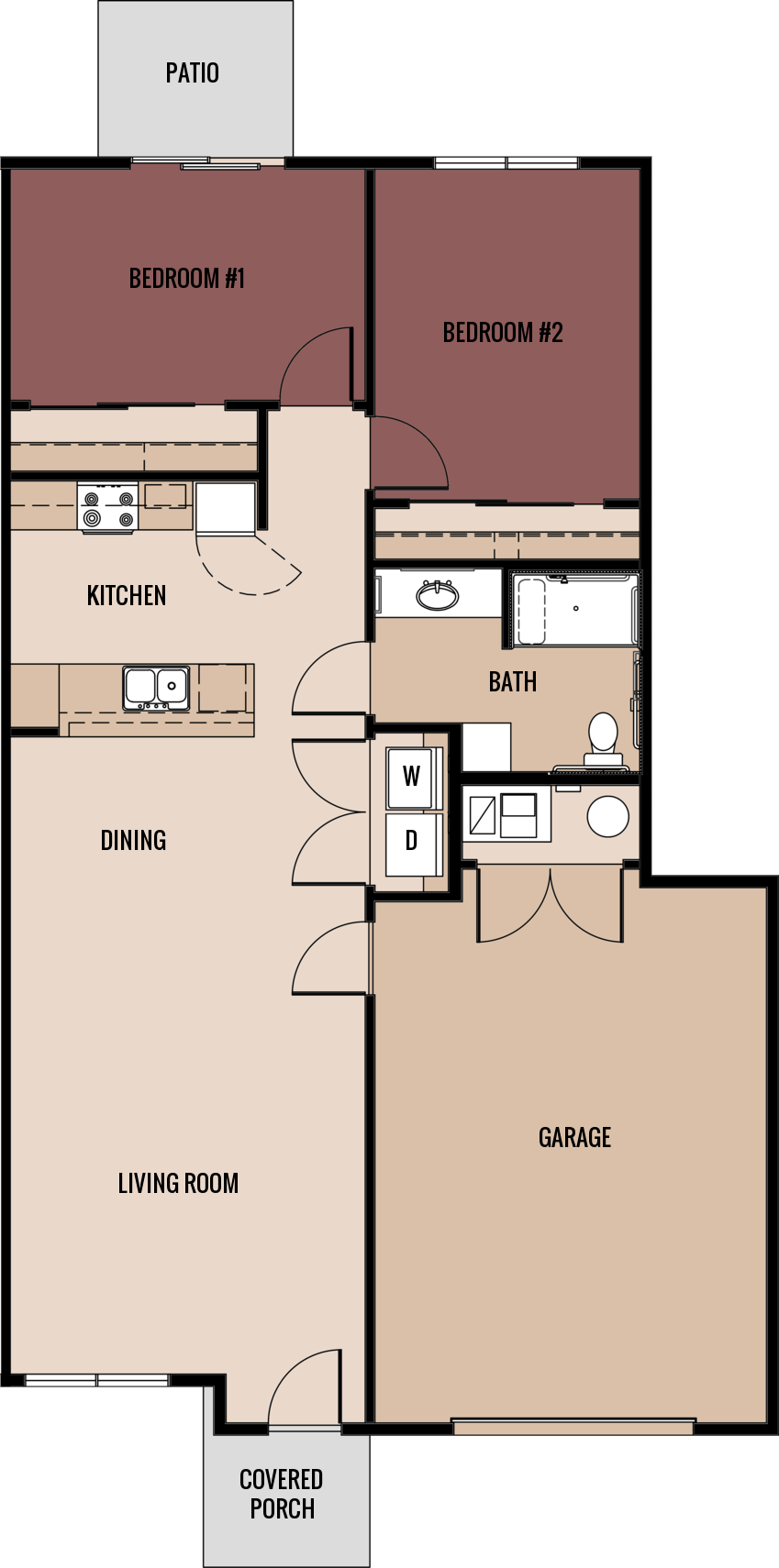 Floor Plans of Mission Village of Tahlequah in Tahlequah, OK